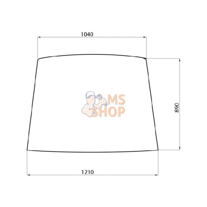 D7010; KRAMP; Pare-brise; pièce detachée