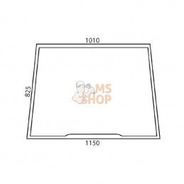 D6702A; KRAMP; Pare-brise fixe; pièce detachée