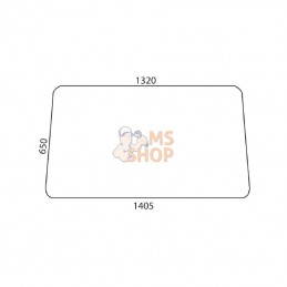 D9030; KRAMP; Pare-brise sup.; pièce detachée