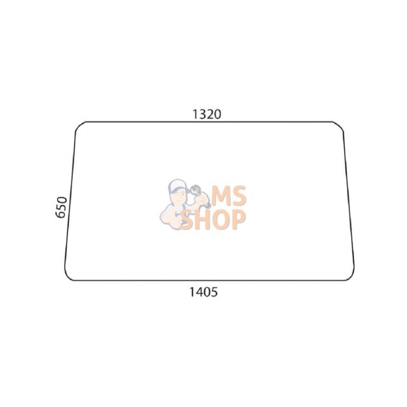 D9030; KRAMP; Pare-brise sup.; pièce detachée