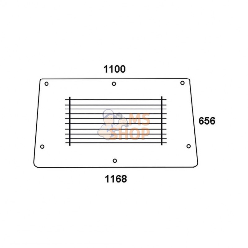 84368071N; KRAMP; Lunette arrière chauffante; pièce detachée