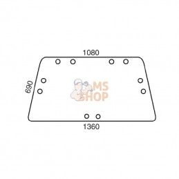 D7712; KRAMP; Pare-brise / hayon; pièce detachée