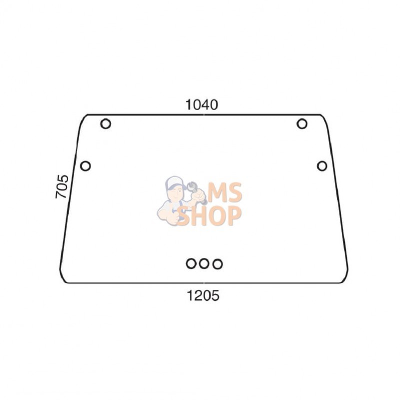 D7700; KRAMP; Pare-brise; pièce detachée