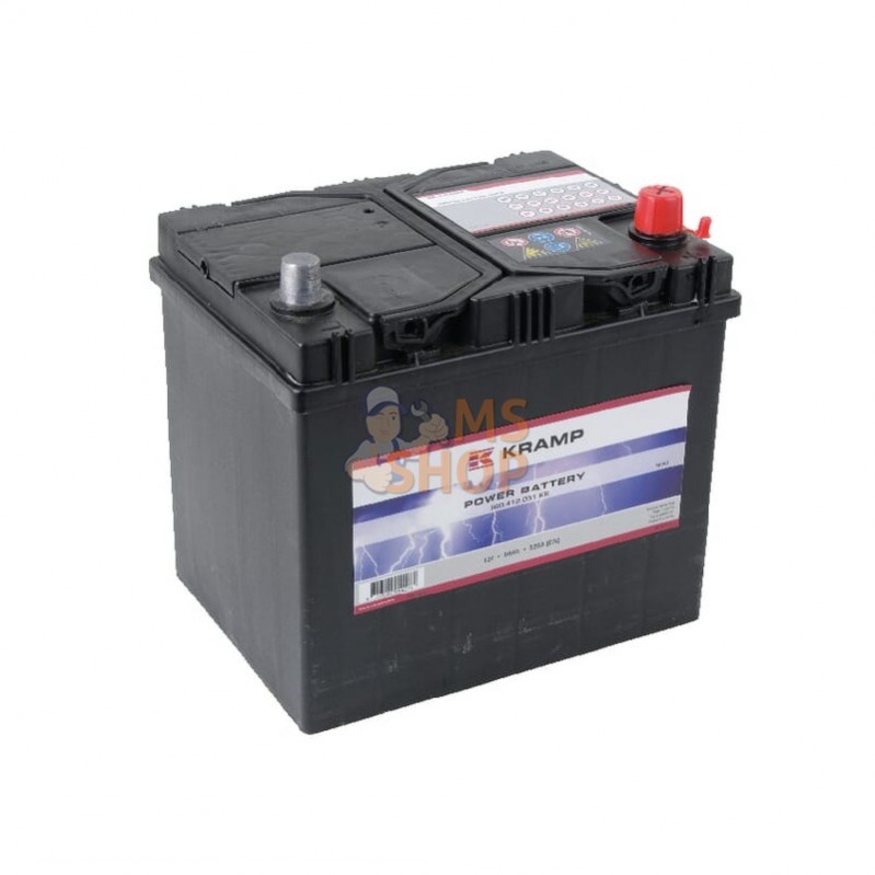 560412051KR; KRAMP; Batterie 12V 60Ah 510A Kramp; pièce detachée