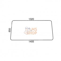 D9001; KRAMP; Pare-brise sup.; pièce detachée