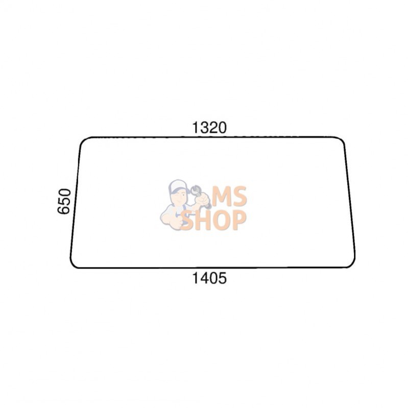 D9001; KRAMP; Pare-brise sup.; pièce detachée