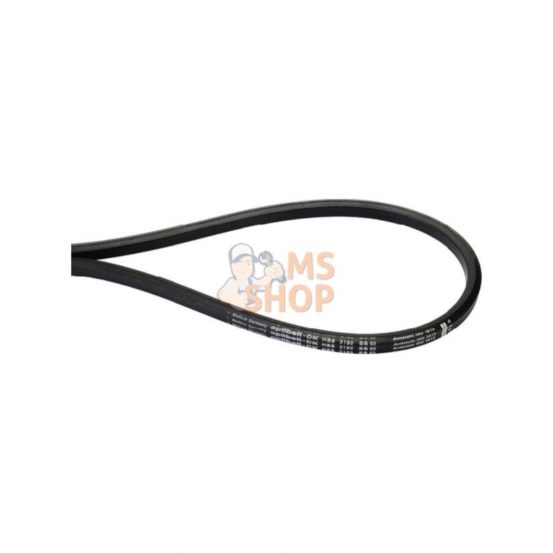 HBB2180; OPTIBELT; Courroie trapézoïdale double; pièce detachée HBB2180; OPTIBELT; Courroie trapézoïdale double; pièce detachée
