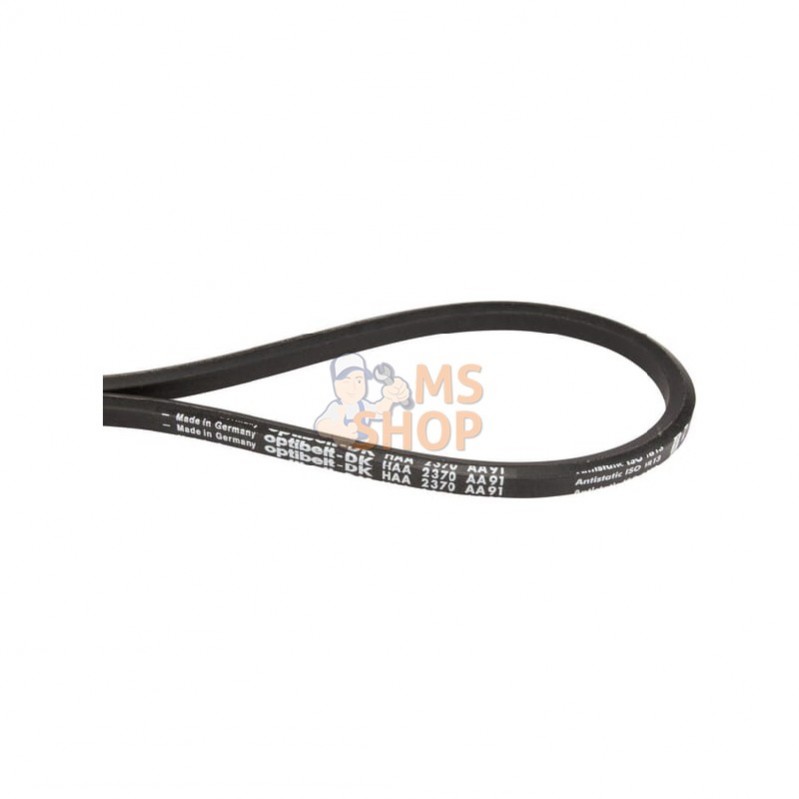 HAA2370; OPTIBELT; Courroie trapézoïdale double; pièce detachée HAA2370; OPTIBELT; Courroie trapézoïdale double; pièce detachée