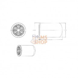P179342; DONALDSON; Filtre hydraulique Donaldson; pièce detachée