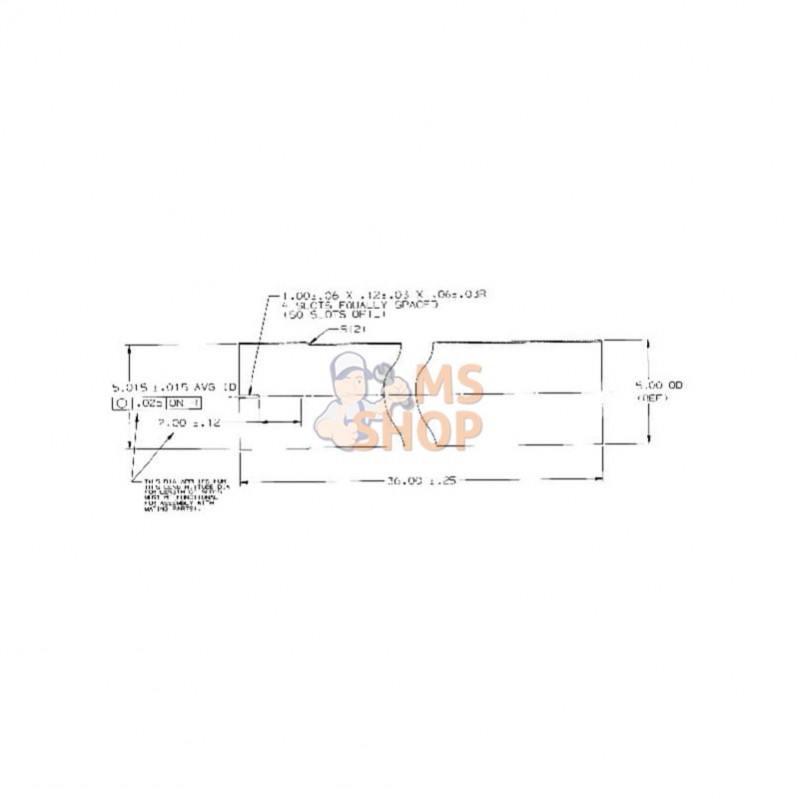 P208380; DONALDSON; Tube d'échappement Donaldson; pièce detachée