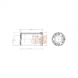 X770684; DONALDSON; Kit de filtre à air Radialseal; pièce detachée