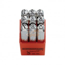 293A4; FACOM; Jeu chiffres 4 mm; pièce detachée