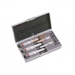 AEFJ2; FACOM; Coffret 5 tournevis plat micro; pièce detachée