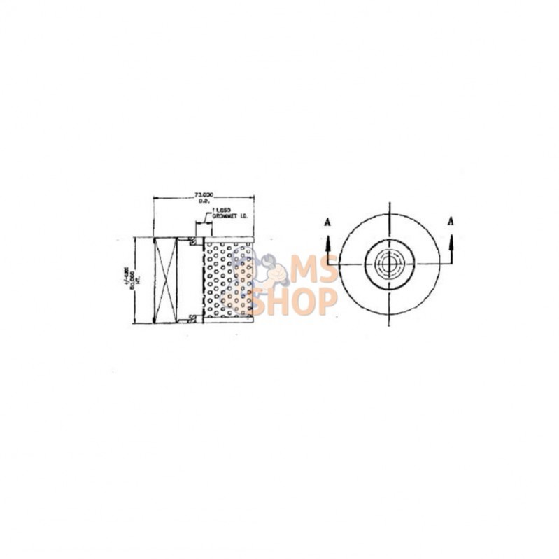 P550745; DONALDSON; Cartouche filtre à carburant; pièce detachée P550745; DONALDSON; Cartouche filtre à carburant; pièce detachée
