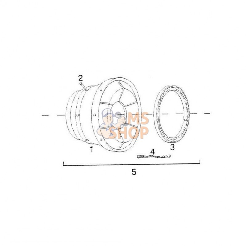 165000601; COMER; Coiffe de protection CVJ T80; pièce detachée 165000601; COMER; Coiffe de protection CVJ T80; pièce detachée