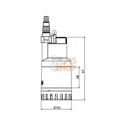 DAB60160026; DAB PUMPS; Pompe Nova up 180 M-NA; pièce detachée