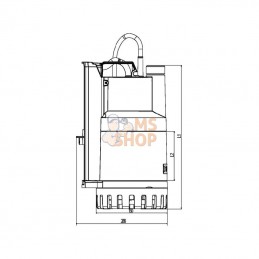 DAB60153573; DAB PUMPS; Pompe Nova up 600 M-AE; pièce detachée