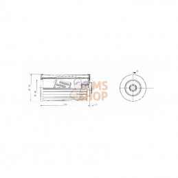 P176945; DONALDSON; Kit de filtre hydraulique; pièce detachée