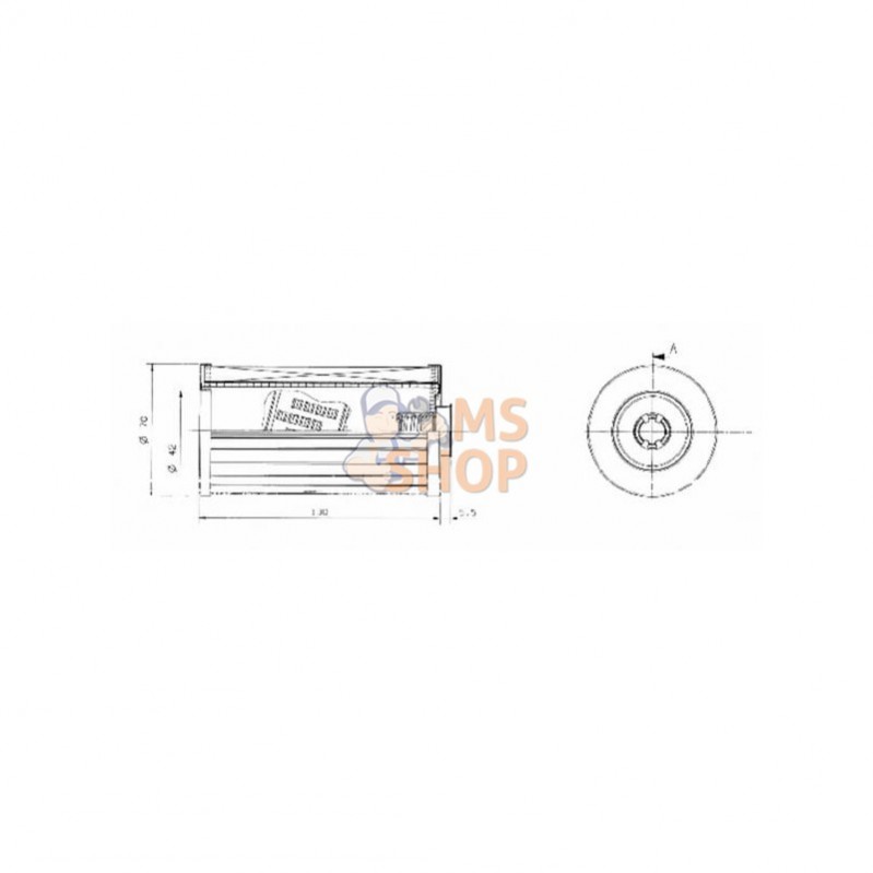 P176945; DONALDSON; Kit de filtre hydraulique; pièce detachée