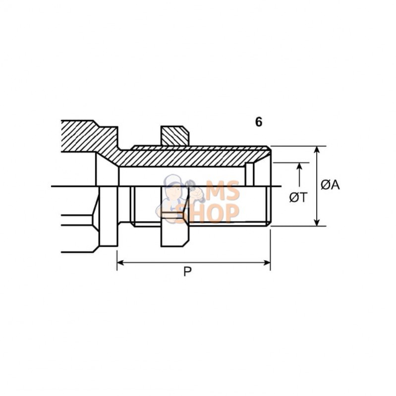 CVV0801815FV; FASTER; Raccord rapide; pièce detachée CVV0801815FV; FASTER; Raccord rapide; pièce detachée