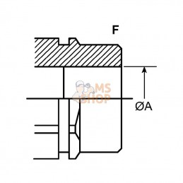CNV0822615M; FASTER; Raccord rapide 1/2"-M26x1.5 18L mâle CNV; pièce detachée