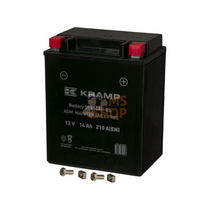 SBAYB14A2KR; KRAMP; Batterie 12V 14Ah 210A fermée Kramp; pièce detachée