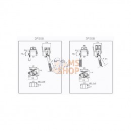 2P2082222FC; FASTER; Manchon universel DN12-2x15L; pièce detachée