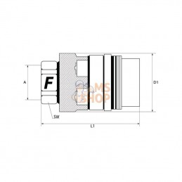 FHV0812GASF; FASTER; Raccord rapide F; pièce detachée