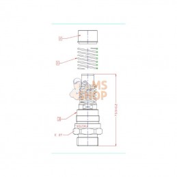 KIT2FNB38222F; FASTER; Manchon accouplement DN10 15L; pièce detachée