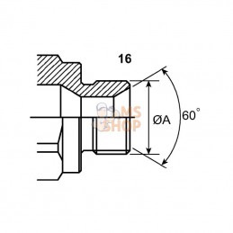 CPV0621415F; FASTER; Coupleurs, 3/8"-M14x1.5 8L femelle CPV; pièce detachée