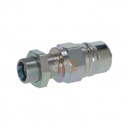 CNV1652615M; FASTER; Raccord rapide 1"-M26x1.5 18L mâle CNV bulkhead; pièce detachée