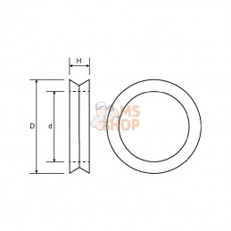 SKMF1; FASTER; Bague d'étanchéité FFI/3FFI-1; pièce detachée