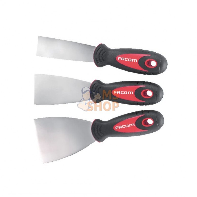 237J1; FACOM; Jeu de 3 spatules flexibles; pièce detachée 237J1; FACOM; Jeu de 3 spatules flexibles; pièce detachée