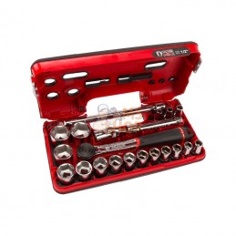 S161DBOX1; FACOM; Jeu de douilles 1/2" 21 pièces; pièce detachée