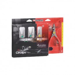 PCSNJ4PB; FACOM; Pinces pour circlips bec droit 4pcs; pièce detachée
