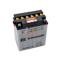 12N12A4A1KR; KRAMP; Batterie 12V 12Ah 165A avec pack d'acide Kramp; pièce detachée