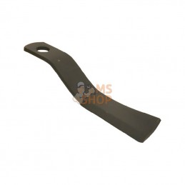 484075DN; KRAMP; Lame de gyrobroyeur courbé 75x470 D.; pièce detachée