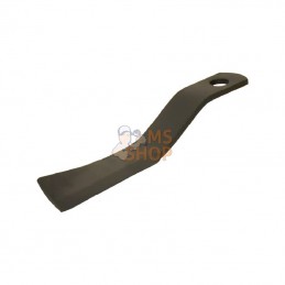 484075GN; KRAMP; Lame de gyrobroyeur courbé 75x470 G.; pièce detachée