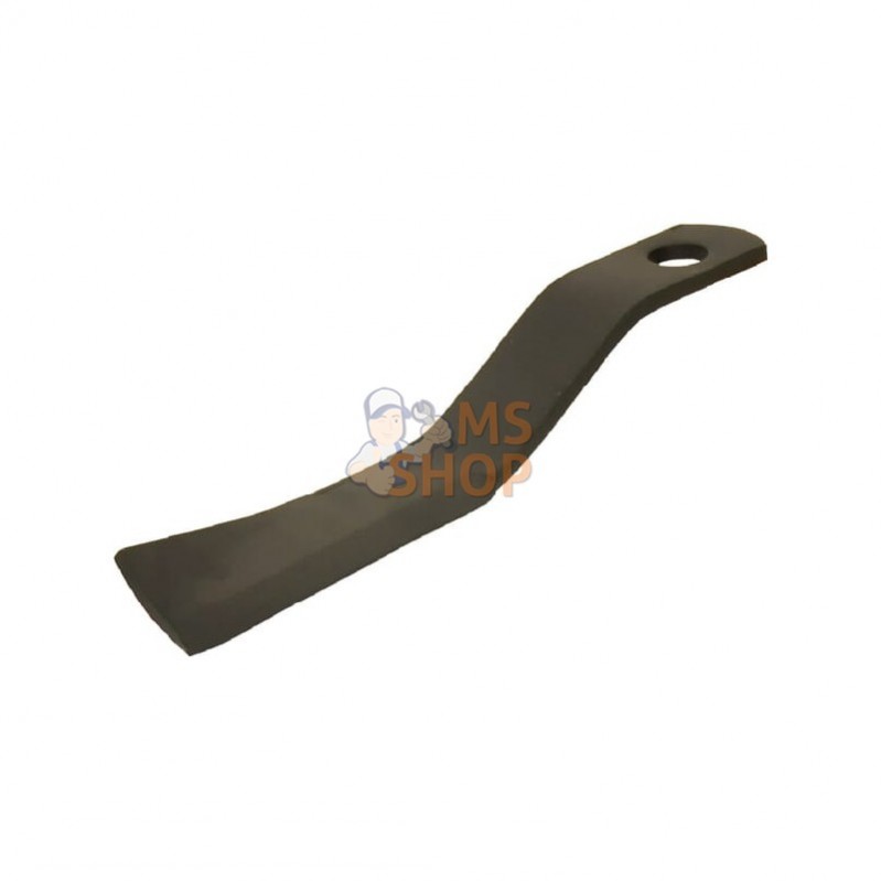 484075GN; KRAMP; Lame de gyrobroyeur courbé 75x470 G.; pièce detachée