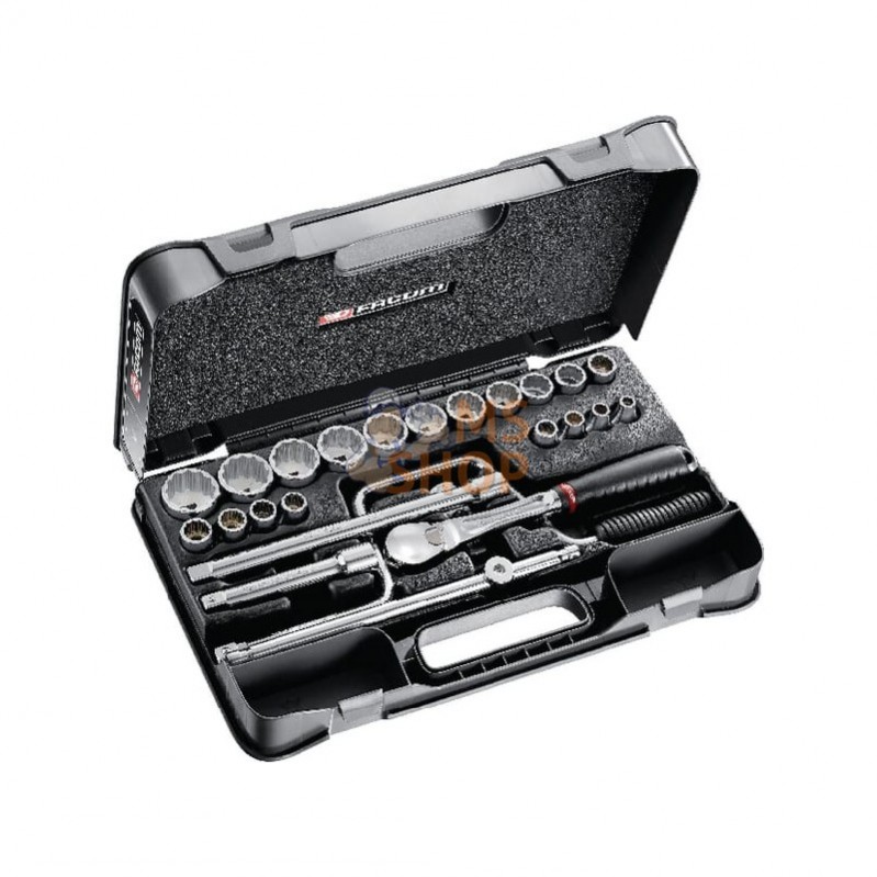 SL1613P12U; FACOM; Jeu de douilles 1/2" 25 pièces; pièce detachée SL1613P12U; FACOM; Jeu de douilles 1/2" 25 pièces; pièce detachée