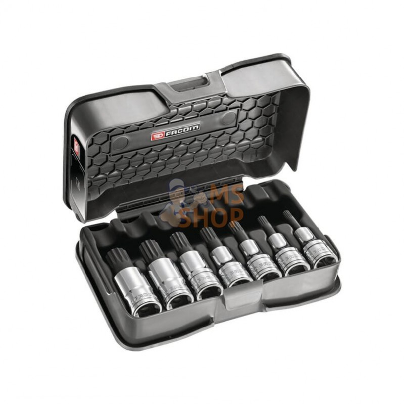 SVJ7APB; FACOM; Kit de douilles à choc XZN 7 pièces; pièce detachée SVJ7APB; FACOM; Kit de douilles à choc XZN 7 pièces; pièce detachée