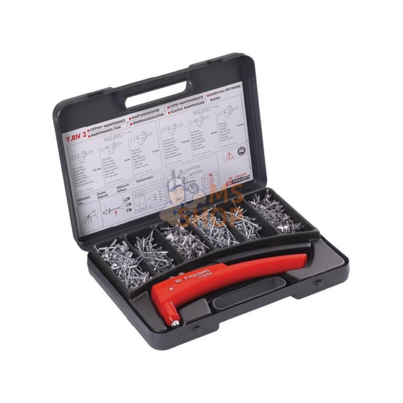 YRIV3; FACOM; Coffret de rivets aveugles; pièce detachée