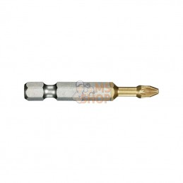 ED632T; FACOM; Embout 1/4" PZ2 titane L50mm; pièce detachée