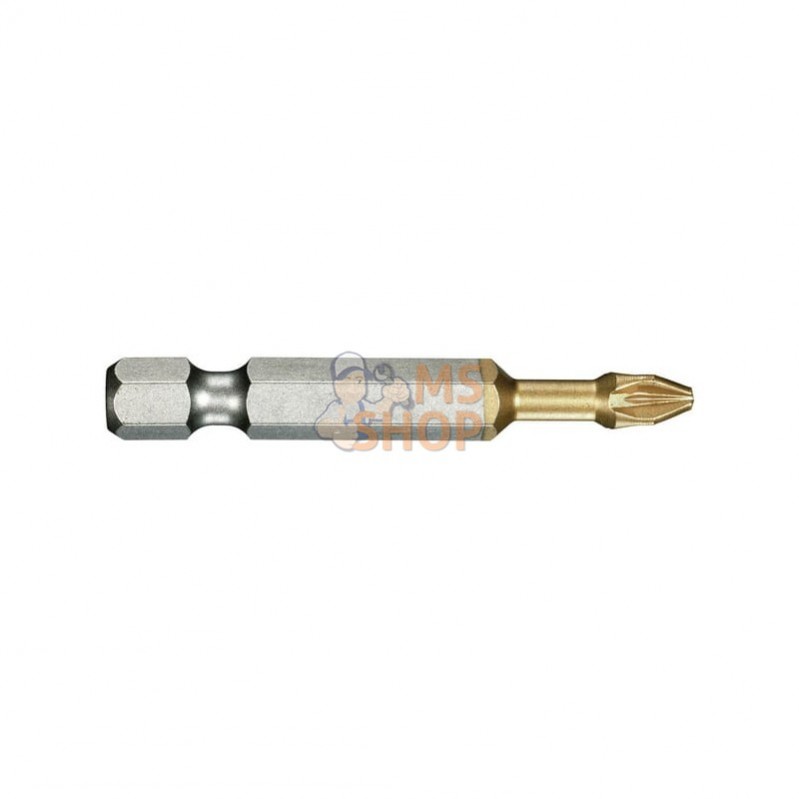 ED632T; FACOM; Embout 1/4" PZ2 titane L50mm; pièce detachée ED632T; FACOM; Embout 1/4" PZ2 titane L50mm; pièce detachée