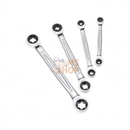 464TXJ4PB; FACOM; Jeu de 4 clés à cliquet Torx®; pièce detachée