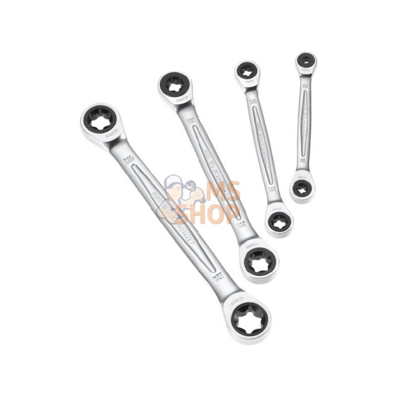 464TXJ4PB; FACOM; Jeu de 4 clés à cliquet Torx®; pièce detachée 464TXJ4PB; FACOM; Jeu de 4 clés à cliquet Torx®; pièce detachée
