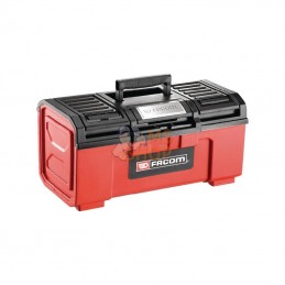 BPC19NPB; FACOM; Boîte à outils 271x481x237mm, capacité 25l, polypropylène noir/rouge;métal, Facom; pièce detachée