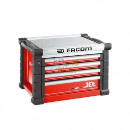 JETC4M3A; FACOM; Servante 4 tiroirs rouge JET+3; pièce detachée