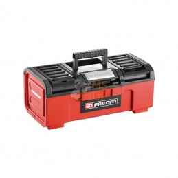 BPC16NPB; FACOM; Boîte à outils 220x394x162mm, capacité 7l, polypropylène noir/rouge;métal, Facom; pièce detachée