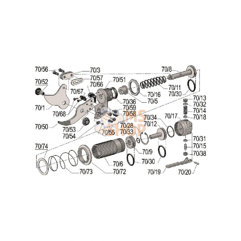 ES602318; FELCO; Joint Felcomatic 70/31; pièce detachée